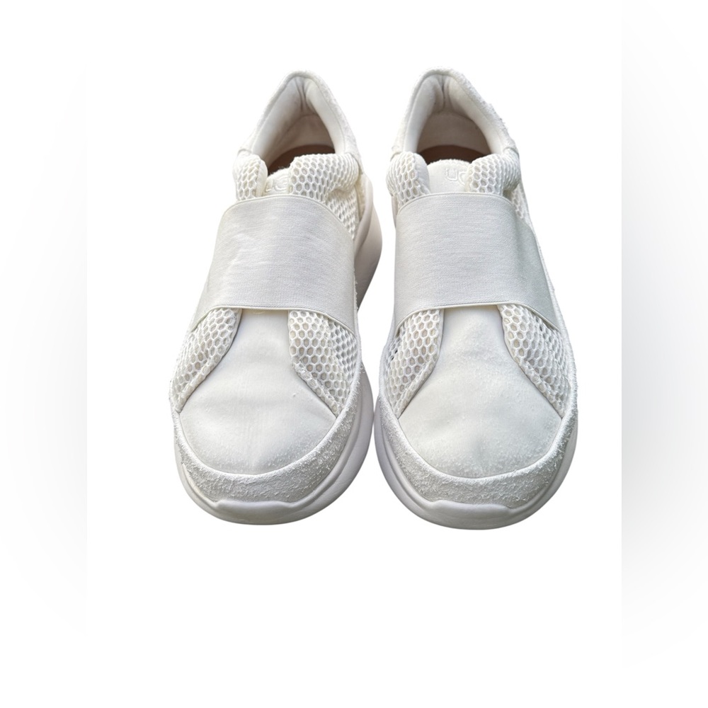 UGG Neutra Slip On Sneakers Cream Mesh Elastic Strap Comfort Shoes Size 6
